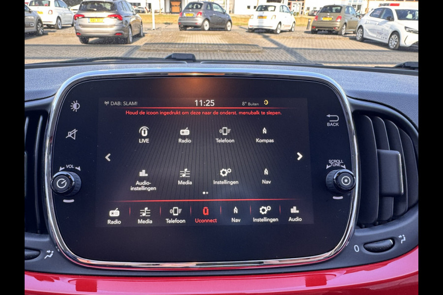 Fiat 500 0.9 TwinAir Turbo Lounge | Panorama dak | Navigatie | Cruise control