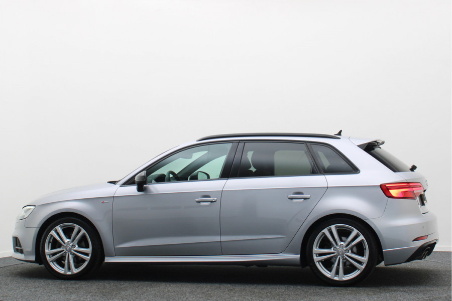 Audi A3 Sportback 35 TFSI CoD Advance Sport S Line Virtual Cockpit, Apple Carplay, LED, Stoelverwarming, Trekhaak, 18"