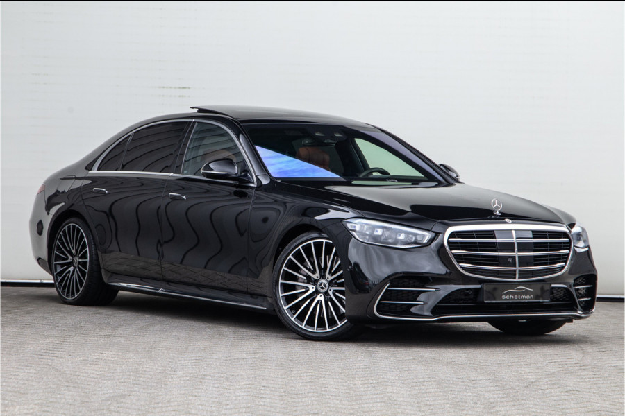 Mercedes-Benz S-Klasse 580 e 4MATIC Lang AMG Line Chauffeurspakket, Massage, Exclusive, Achterasbesturing