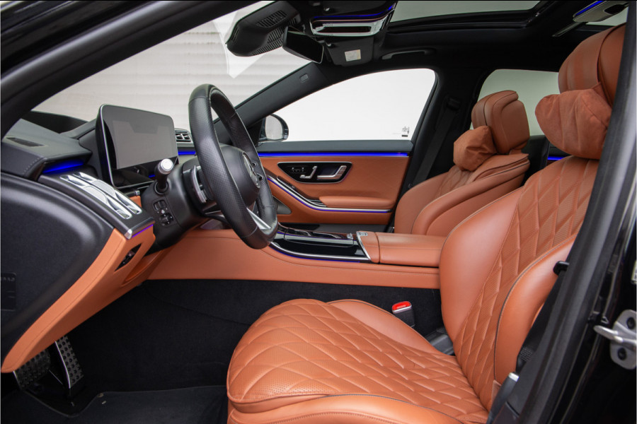 Mercedes-Benz S-Klasse 580 e 4MATIC Lang AMG Line Chauffeurspakket, Massage, Exclusive, Achterasbesturing