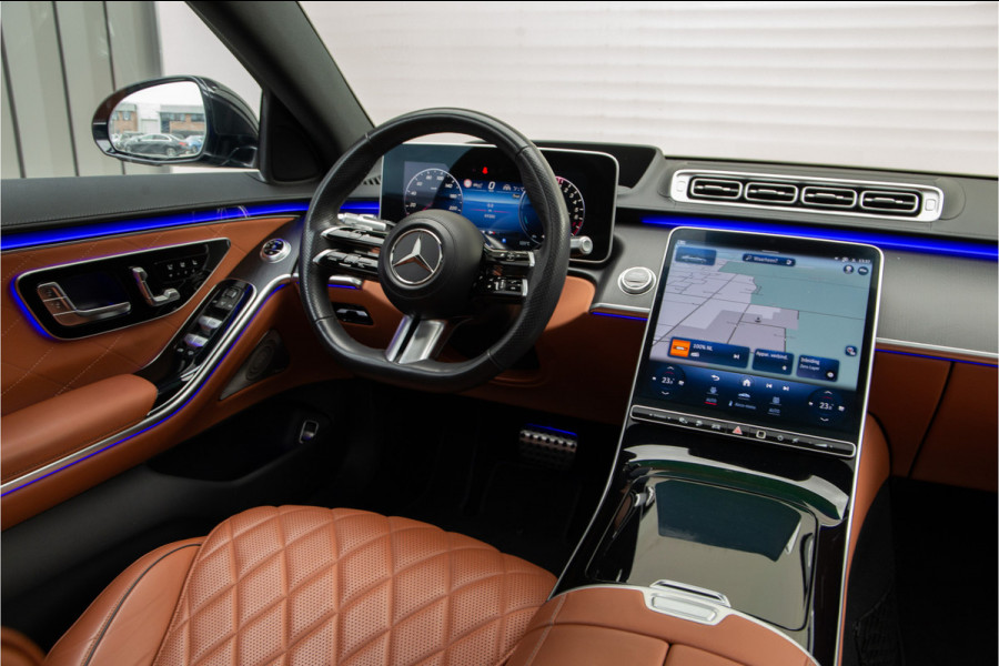 Mercedes-Benz S-Klasse 580 e 4MATIC Lang AMG Line Chauffeurspakket, Massage, Exclusive, Achterasbesturing