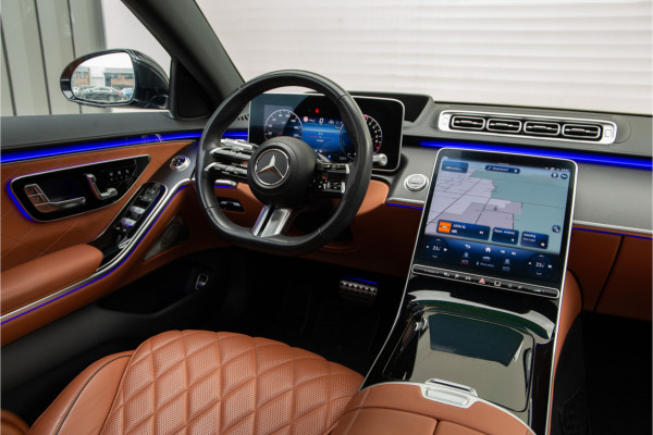 Mercedes-Benz S-Klasse 580 e 4MATIC Lang AMG Line Chauffeurspakket, Massage, Exclusive, Achterasbesturing