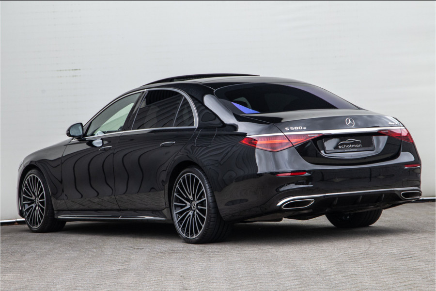 Mercedes-Benz S-Klasse 580 e 4MATIC Lang AMG Line Chauffeurspakket, Massage, Exclusive, Achterasbesturing