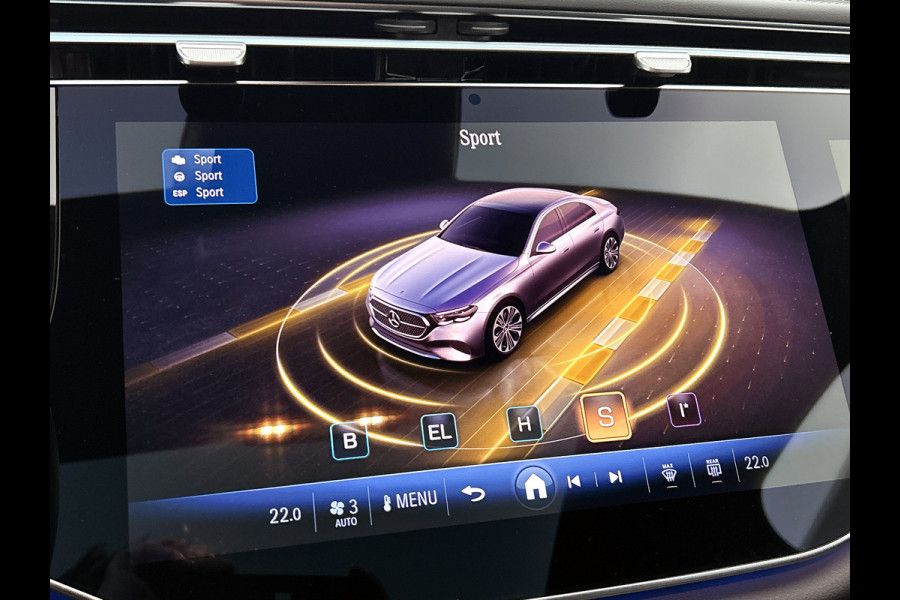 Mercedes-Benz E-Klasse 300 e Sport Edition | Premium pakket | Trekhaak | Leder pakket | Winter pakket | Stoelventilatie voor | Digital Light | 360° camera | Burmester® 4D surround sound system | MBUX Superscreen | Augmented Reality navigatie |