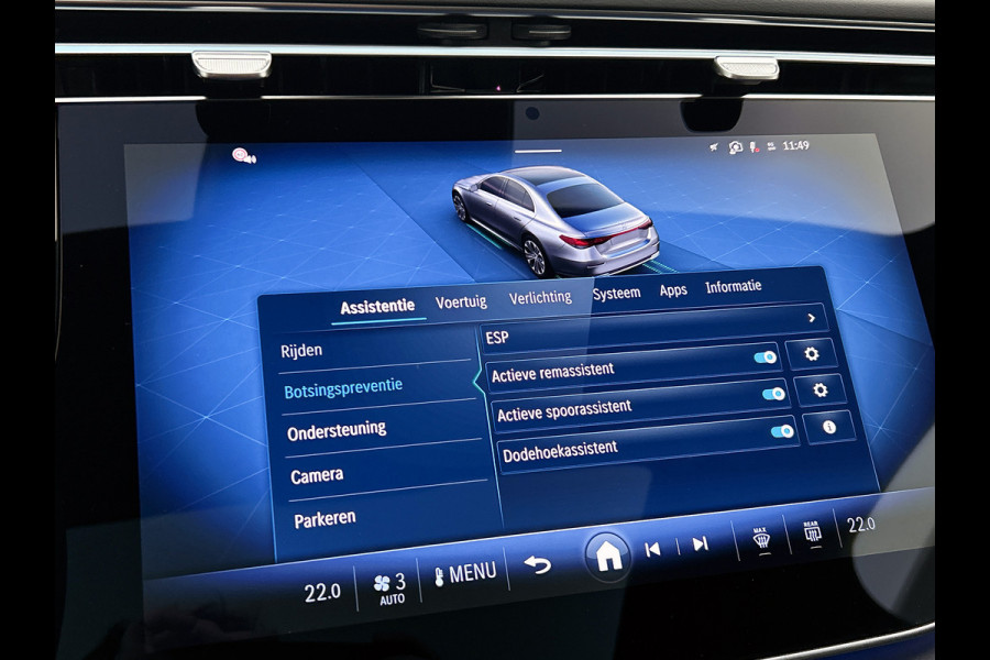 Mercedes-Benz E-Klasse 300 e Sport Edition | Premium pakket | Trekhaak | Leder pakket | Winter pakket | Stoelventilatie voor | Digital Light | 360° camera | Burmester® 4D surround sound system | MBUX Superscreen | Augmented Reality navigatie |