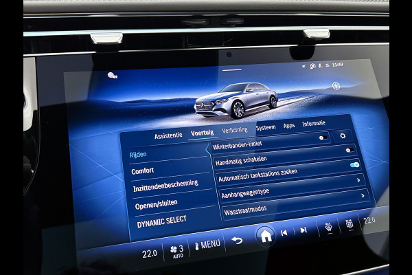Mercedes-Benz E-Klasse 300 e Sport Edition | Premium pakket | Trekhaak | Leder pakket | Winter pakket | Stoelventilatie voor | Digital Light | 360° camera | Burmester® 4D surround sound system | MBUX Superscreen | Augmented Reality navigatie |