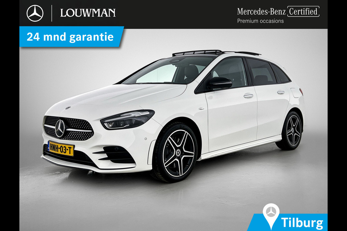 Mercedes-Benz B-Klasse 250 e Business Solution AMG AMG Line | Night Pakket | Panorama Schuif-Kanteldak | Memory Voorstoelen | Parkeerpakket met 360°-camera. MB-paasweekend