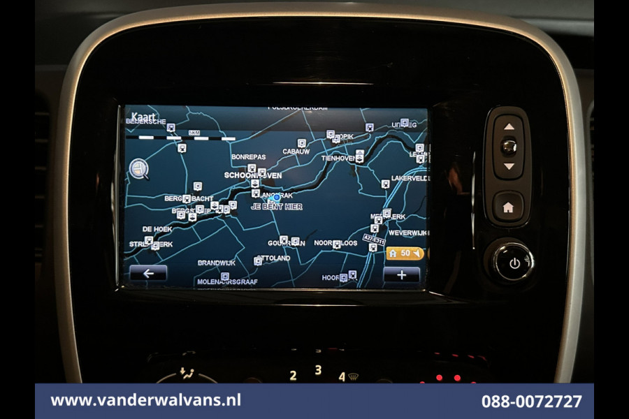 Renault Trafic 1.6 dCi 126pk L1H1 Euro6 Airco | Imperiaal | Navigatie | Cruisecontrol | Trekhaak Parkeersensoren, Bijrijdersbank