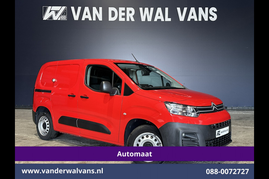 Citroën Berlingo 1.2 PureTech 130pk Automaat L1H1 Benzine Euro6 Airco | 3-Zits | 2x Zijdeur | Navigatie | Camera Apple Carplay, Android Auto, Cruisecontrol, Parkeersensoren, Bijrijdersbank