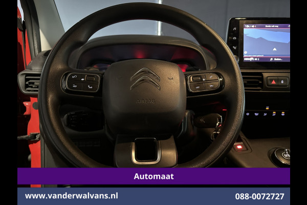 Citroën Berlingo 1.2 PureTech 130pk Automaat L1H1 Benzine Euro6 Airco | 3-Zits | 2x Zijdeur | Navigatie | Camera Apple Carplay, Android Auto, Cruisecontrol, Parkeersensoren, Bijrijdersbank