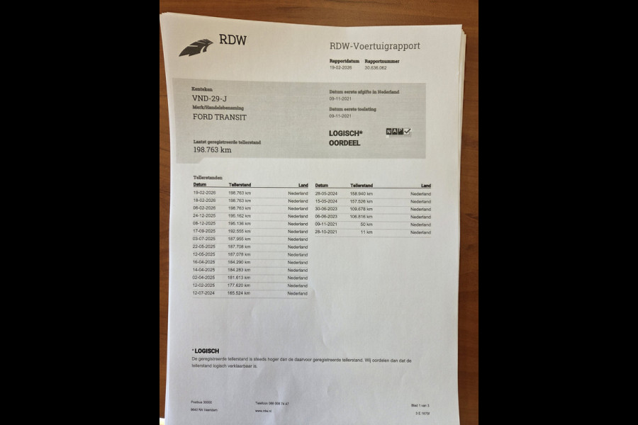 Ford Transit 2.0 TDCI 1211Kg Laadvermogen Hoge laadbak 2.30 Laadklep & Zijdeur