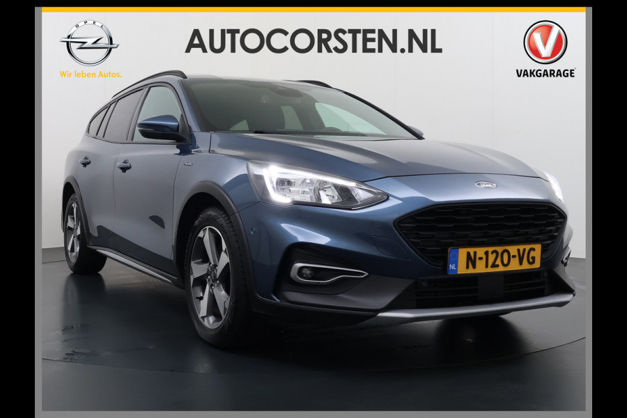 Ford FOCUS Wagon 1.5T 150PK AUT-8 Active X Navi Head-Up Adaptive Cruise Camera Apple Carplay Android Virtual-Cockpit Pdc Ecc Sport Stoelen Busine Elek.Achterklep Privacy Glas Led Isofix Wifi DAB Park-Asist Dodehoek-Asist Lane Assist Virtual Cockpit Keyless 1e Eigenaar Dealeronderhouden orig.NLse auto € 39.000 nieuw!  1.500KG trekvermogen