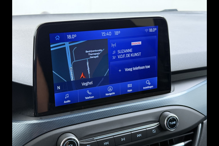 Ford FOCUS Wagon 1.5T 150PK AUT-8 Active X Navi Head-Up Adaptive Cruise Camera Apple Carplay Android Virtual-Cockpit Pdc Ecc Sport Stoelen Busine Elek.Achterklep Privacy Glas Led Isofix Wifi DAB Park-Asist Dodehoek-Asist Lane Assist Virtual Cockpit Keyless 1e Eigenaar Dealeronderhouden orig.NLse auto € 39.000 nieuw!  1.500KG trekvermogen