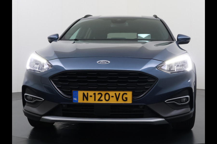 Ford FOCUS Wagon 1.5T 150PK AUT-8 Active X Navi Head-Up Adaptive Cruise Camera Apple Carplay Android Virtual-Cockpit Pdc Ecc Sport Stoelen Busine Elek.Achterklep Privacy Glas Led Isofix Wifi DAB Park-Asist Dodehoek-Asist Lane Assist Virtual Cockpit Keyless 1e Eigenaar Dealeronderhouden orig.NLse auto € 39.000 nieuw!  1.500KG trekvermogen