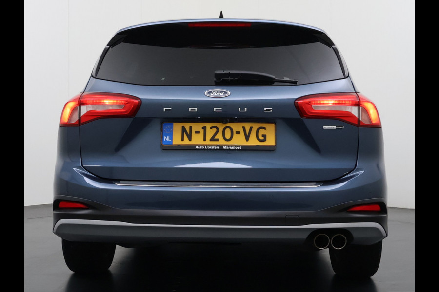 Ford FOCUS Wagon 1.5T 150PK AUT-8 Active X Navi Head-Up Adaptive Cruise Camera Apple Carplay Android Virtual-Cockpit Pdc Ecc Sport Stoelen Busine Elek.Achterklep Privacy Glas Led Isofix Wifi DAB Park-Asist Dodehoek-Asist Lane Assist Virtual Cockpit Keyless 1e Eigenaar Dealeronderhouden orig.NLse auto € 39.000 nieuw!  1.500KG trekvermogen