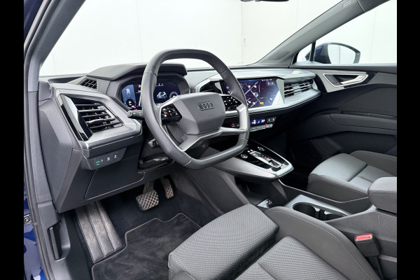 Audi Q4 e-tron 40 204pk AUT. 82kWh Advanced Launch Ed. SOH 97% Warmtepomp Matrix-Led Adaptive-Cruis Audi-Sound System Apple Carplay Android Aut 3 fase laden Stoelverwarming Lmv 20" DAB Bluetooth Elek.Achterklep € 63.000 nieuw Origineel Nederlandse Auto