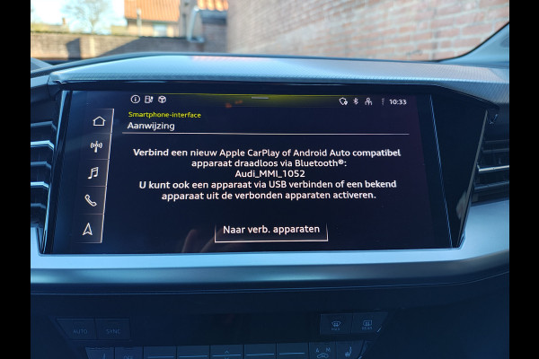 Audi Q4 e-tron 40 204pk AUT. 82kWh Advanced Launch Ed. SOH 97% Warmtepomp Matrix-Led Adaptive-Cruis Audi-Sound System Apple Carplay Android Aut 3 fase laden Stoelverwarming Lmv 20" DAB Bluetooth Elek.Achterklep € 63.000 nieuw Origineel Nederlandse Auto