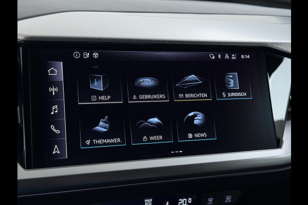 Audi Q4 e-tron 40 204pk AUT. 82kWh Advanced Launch Ed. SOH 97% Warmtepomp Matrix-Led Adaptive-Cruis Audi-Sound System Apple Carplay Android Aut 3 fase laden Stoelverwarming Lmv 20" DAB Bluetooth Elek.Achterklep € 63.000 nieuw Origineel Nederlandse Auto