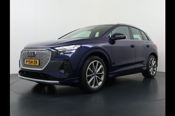 Audi Q4 e-tron 40 204pk AUT. 82kWh Advanced Launch Ed. SOH 97% Warmtepomp Matrix-Led Adaptive-Cruis Audi-Sound System Apple Carplay Android Aut 3 fase laden Stoelverwarming Lmv 20" DAB Bluetooth Elek.Achterklep € 63.000 nieuw Origineel Nederlandse Auto