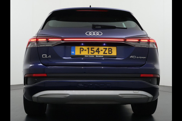 Audi Q4 e-tron 40 204pk AUT. 82kWh Advanced Launch Ed. SOH 97% Warmtepomp Matrix-Led Adaptive-Cruis Audi-Sound System Apple Carplay Android Aut 3 fase laden Stoelverwarming Lmv 20" DAB Bluetooth Elek.Achterklep € 63.000 nieuw Origineel Nederlandse Auto