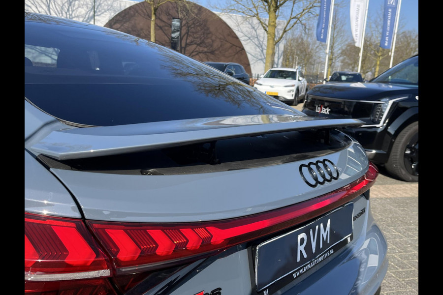 Audi e-tron GT RS 93 kWh 598PK! | SOH 89% | KEMORAGRIJS| STOELVERWARMING| ACHTERBANK VERWARMD| BANG & OLUFSEN| MATRIX LASER | DODE HOEK| PANORAMADAK| 360 CAMERA| HEAD-UP DISPLAY | NACHTZICHT ASSISTENT