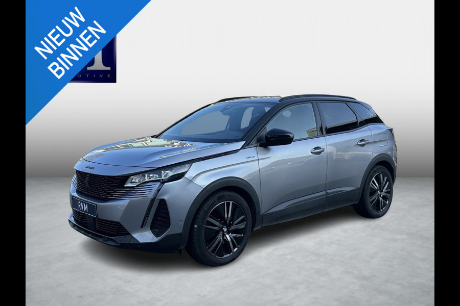 Peugeot 3008 1.6 HYbrid 225 GT PHEV | BLACK OPTIC| FOCAL AUDIO| STOELVERWARMING| CAMERA VOOR+ ACHTER| ADAPTIVE CRUISE CONTROL| DODE HOEK SENSOR| ELEK. ACHTERKLEP| STANDKACHEL