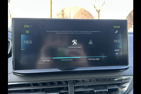 Peugeot 3008 1.6 HYbrid 225 GT PHEV | BLACK OPTIC| FOCAL AUDIO| STOELVERWARMING| CAMERA VOOR+ ACHTER| ADAPTIVE CRUISE CONTROL| DODE HOEK SENSOR| ELEK. ACHTERKLEP| STANDKACHEL