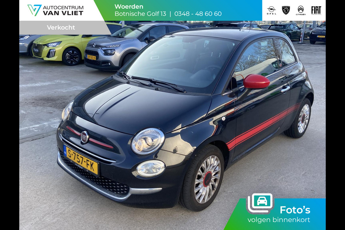 Fiat 500 1.0 Hybrid RED | Panoramadak! | Carplay |