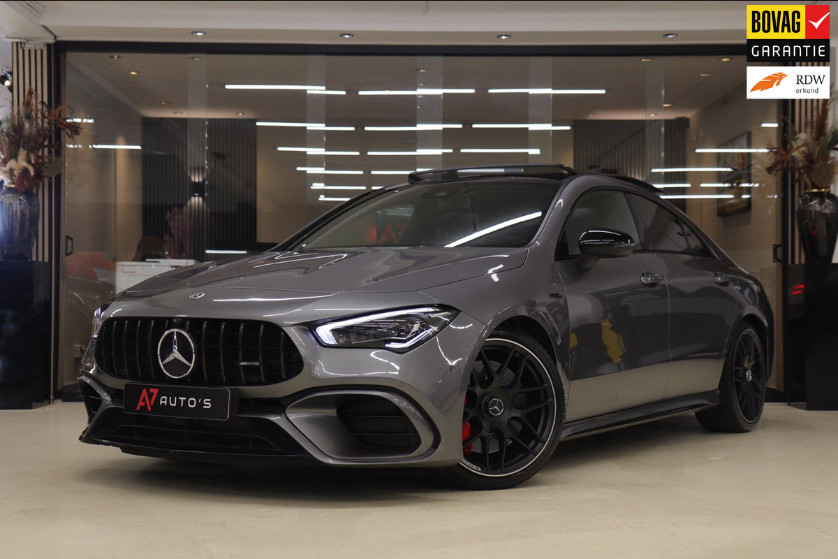 Mercedes-Benz CLA-Klasse AMG 45 S 4MATIC+ PANO/360CAM/BURM/MEMORY/SPORT/BOMVOL