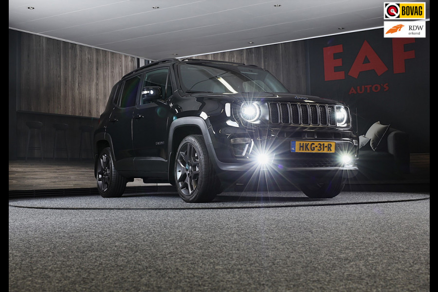 Jeep Renegade 4xe 240 Plug-in Hybrid Electric S / Aut / Navi / Cruise / Camera / Leder / Open Panoramadak / Led / Pdc / 19 Inch
