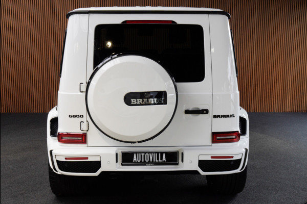 Mercedes-Benz G-Klasse BRABUS 800 Massage Burmester PTS 360° Camera Leer Navi Stoelventilatie Stoelverwarming voor en achter Climate voor & achter Memory seats Distronic Plus Elektr. bedienb. schuif-/ kanteldak PTS LM velgen
