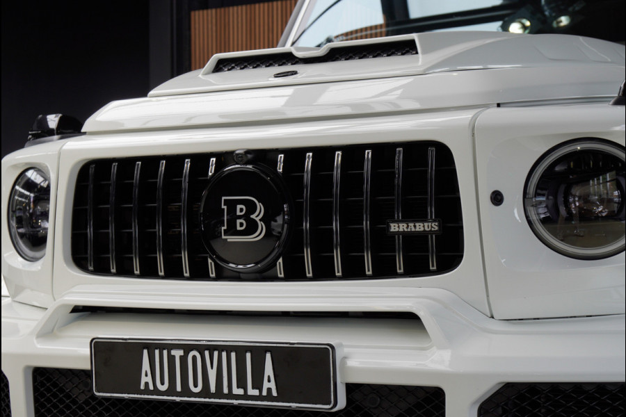 Mercedes-Benz G-Klasse BRABUS 800 Massage Burmester PTS 360° Camera Leer Navi Stoelventilatie Stoelverwarming voor en achter Climate voor & achter Memory seats Distronic Plus Elektr. bedienb. schuif-/ kanteldak PTS LM velgen