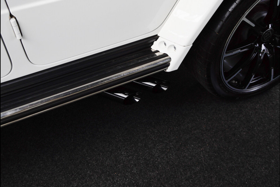 Mercedes-Benz G-Klasse BRABUS 800 Massage Burmester PTS 360° Camera Leer Navi Stoelventilatie Stoelverwarming voor en achter Climate voor & achter Memory seats Distronic Plus Elektr. bedienb. schuif-/ kanteldak PTS LM velgen