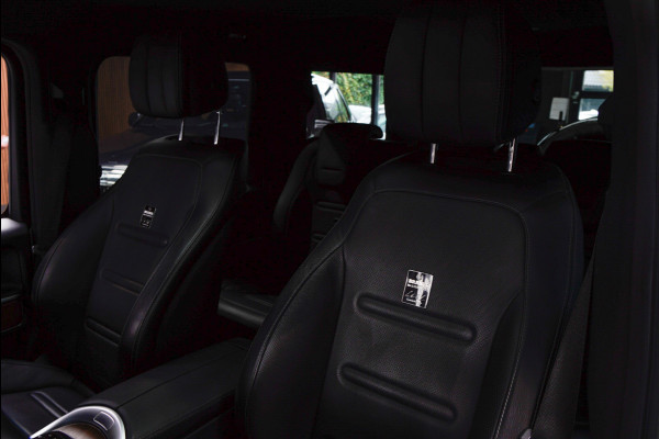 Mercedes-Benz G-Klasse BRABUS 800 Massage Burmester PTS 360° Camera Leer Navi Stoelventilatie Stoelverwarming voor en achter Climate voor & achter Memory seats Distronic Plus Elektr. bedienb. schuif-/ kanteldak PTS LM velgen