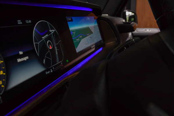 Mercedes-Benz G-Klasse BRABUS 800 Massage Burmester PTS 360° Camera Leer Navi Stoelventilatie Stoelverwarming voor en achter Climate voor & achter Memory seats Distronic Plus Elektr. bedienb. schuif-/ kanteldak PTS LM velgen