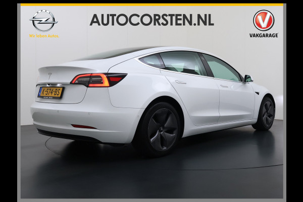 Tesla Model 3 RWD SR Plus 325PK LFP Accu AutoPilot Leer Pano-Dak Adaptive-Cruise Camera's Elektr.-Stuur+Stoelen+Spiegels+Geheugen+Easy-Entry+V Navi LED DAB Voorverwarmen Keyless One-Pedal-Drive Lmv 18" SOH 89% 1e Eigenaar Origineel Nederlandse Auto Fabrieks Garantie op Accu en Motor tot 4-12-2028/160.000km