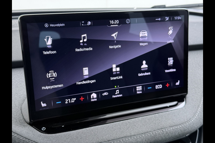 Škoda ENYAQ iV 80 Trekhaak Adap.Cruise 3 Fase Warmtepomp Camera Apple Carplay/Android Auto Navi Ecc Pdc Assistentie+Climate Pakket Led Lmv Stoel+Stuurverwarming Lane Assist File Assistent Bluetooth Isofix Keyless-go Connected services Dodehoek detector 1e Eigenaar Origineel Nederlandse Auto 1.000KG Trekgewicht