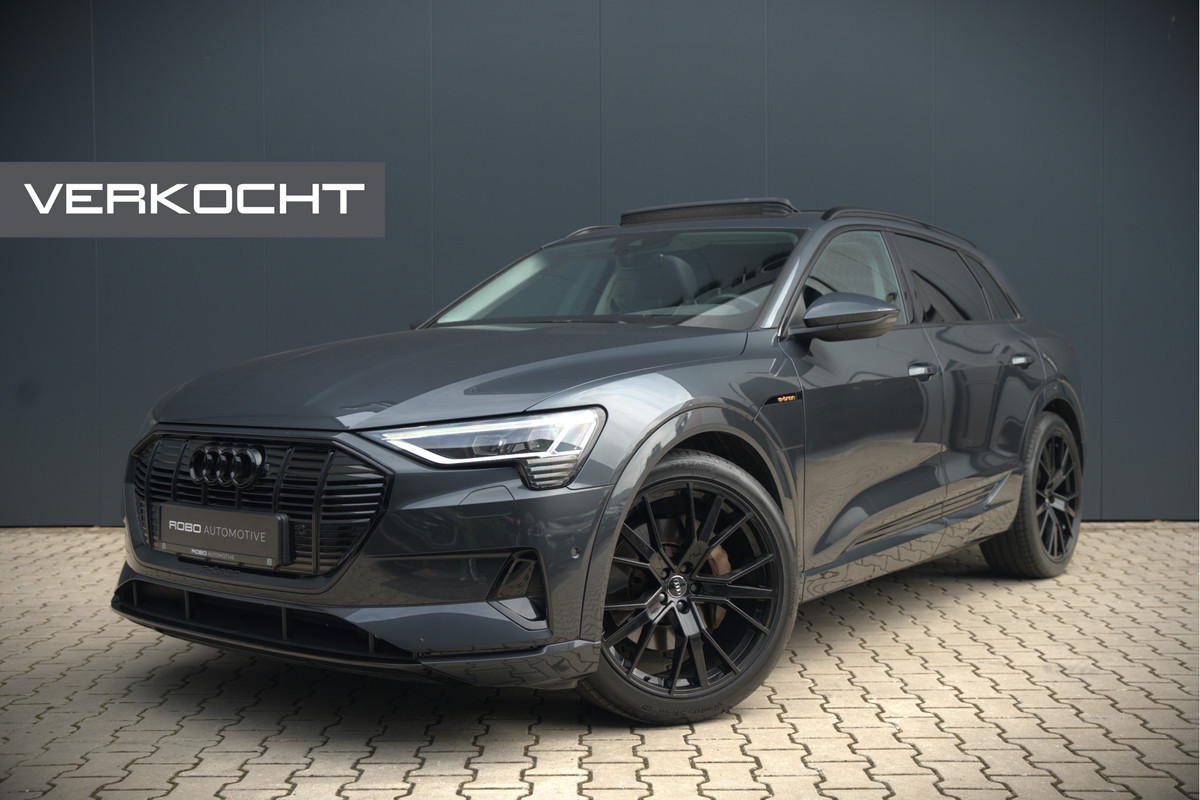 Audi e-tron 50 quattro Business edition Plus 71 kWh | Black Edition | Panoramadak | Camera | Memory Seats | Luchtvering | Adaptive Cruise Control | Keyless | Matrix LED | Leder | Stoelverwarming | NAP |