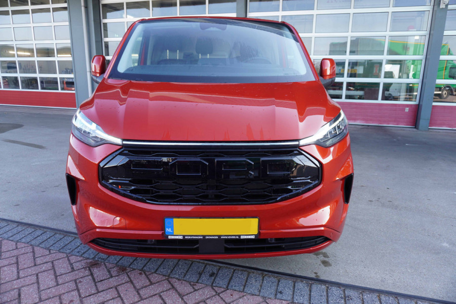 Ford Transit Custom 320L 2.0 TDCI 136pk L2H1 Limited Nr. V153 | Airco | Adap.cruise | Navi | Glaslookpanelen | Spoilers