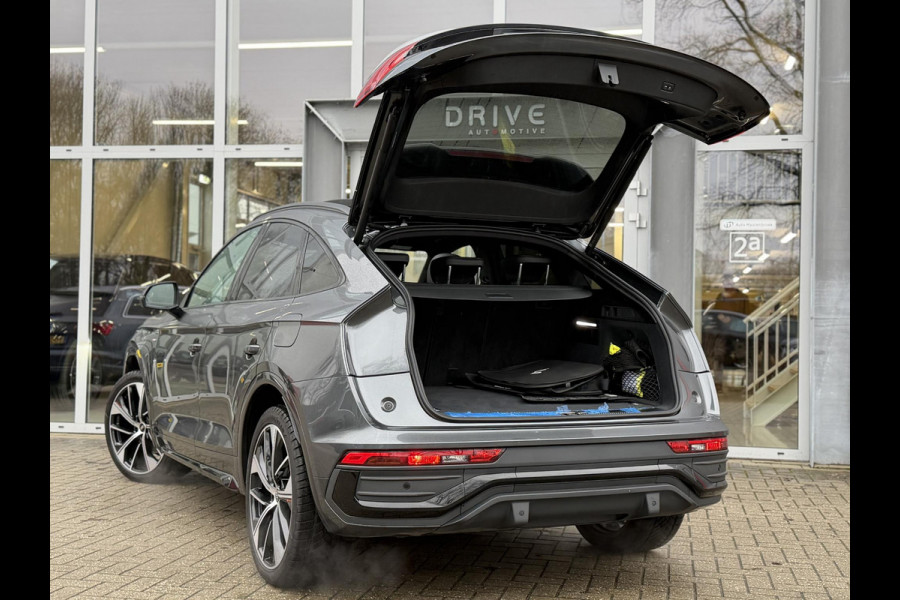 Audi Q5 Sportback 50 TFSI e S edition Competition |Black Optic|Pano|B&O|Luchtvering|Leer|Massage|21"
