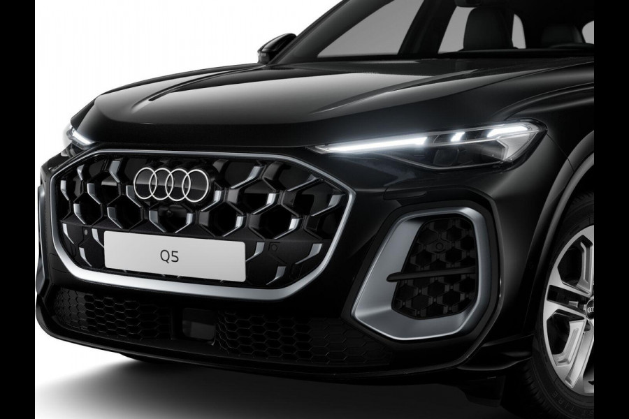 Audi Q5 S edition e-hybrid 299 PK | Trekhaak elektrisch | Stoelen voor elektrisch | Techniekpakket plus | Keyless | Leder | Bijrijdersscherm