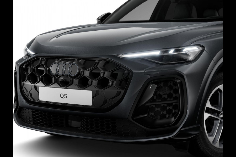 Audi Q5 S edition e-hybrid 299 PK | Panoramadak | Stoelen voor elektrisch | Techniekpakket plus | Keyless | Leder | Bijrijdersscherm