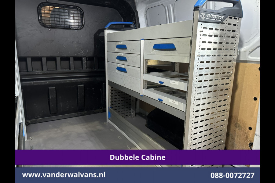 Ford Transit Custom 2.0 TDCI 131pk L2H1 Dubbele Cabine Inrichting Euro6 Airco | 5-Zits | Imperiaal | 2800kg Trekhaak | LED Cruisecontrol, Stoelverwarming, Parkeersensoren, Achterklep