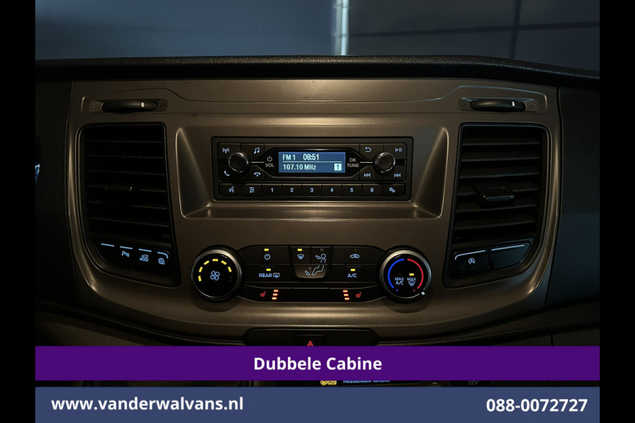 Ford Transit Custom 2.0 TDCI 131pk L2H1 Dubbele Cabine Inrichting Euro6 Airco | 5-Zits | Imperiaal | 2800kg Trekhaak | LED Cruisecontrol, Stoelverwarming, Parkeersensoren, Achterklep