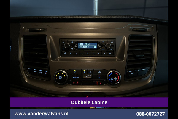 Ford Transit Custom 2.0 TDCI 131pk L2H1 Dubbele Cabine Inrichting Euro6 Airco | 5-Zits | Imperiaal | 2800kg Trekhaak | LED Cruisecontrol, Stoelverwarming, Parkeersensoren, Achterklep