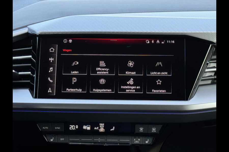 Audi Q4 e-tron 45 Advanced edition 82 kWh, achteruitrijcamera, stoelverwarming, sfeerverlichting, 1 e eigenaar, NL auto met nap