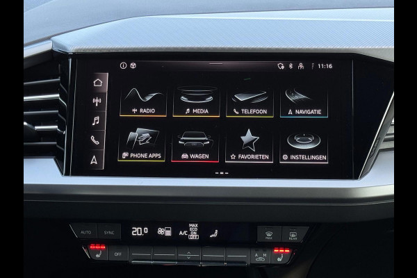 Audi Q4 e-tron 45 Advanced edition 82 kWh, achteruitrijcamera, stoelverwarming, sfeerverlichting, 1 e eigenaar, NL auto met nap