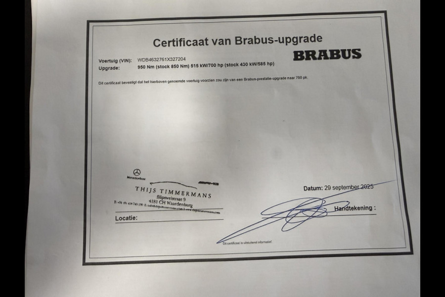 Mercedes-Benz G-Klasse ORIGINAL*G700 BRABUS WIDESTAR*STERRENHEMEL*24 INCH