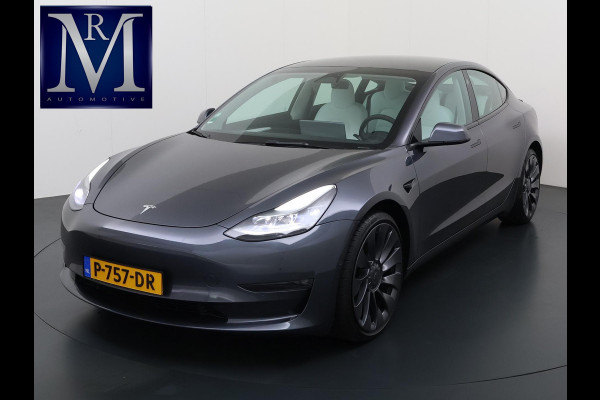 Tesla Model 3 Performance AWD 75 kWh VAN €31.900,- NU VOOR SLECHTS €29.330,- Uw LENTEVOORDEEL €2.570,- |SOH 96% | 20 INCH VELGEN ALS NIEUW | SUPER NETTE AUTO | FABRIEKSGARANTIE OP HOOGVOLTACCU EN AANDRIJFLIJN T/M 03-2030 |