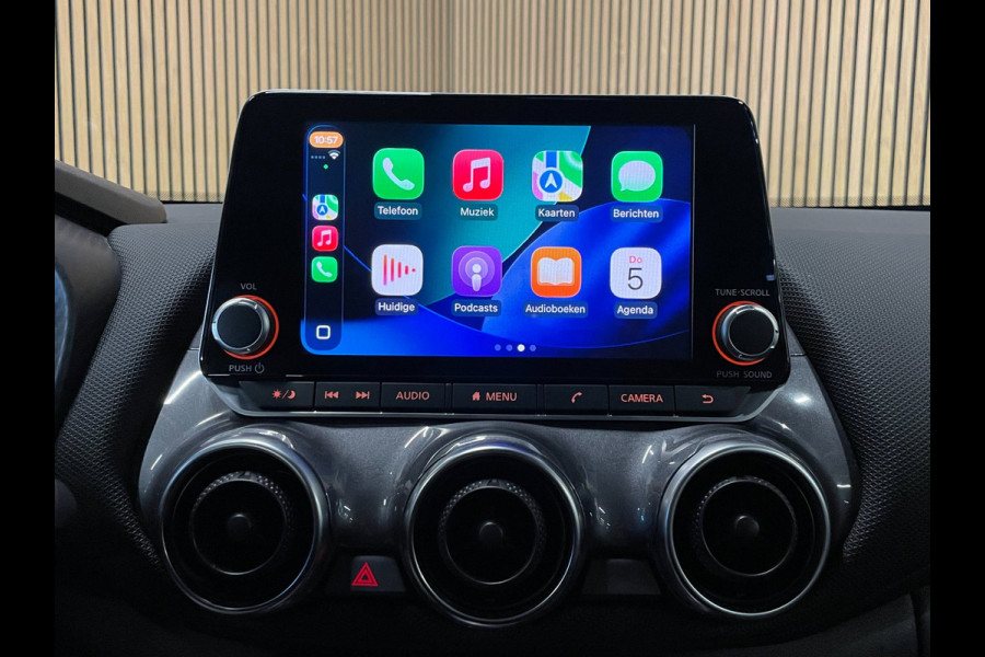 Nissan Juke 1.0 DIG-T Acenta|AUTOMAAT|BLACK/WHITE EDITION|STOELVERWARMING|APPLE CARPLAY|CAMERA|CLIMATE,CRUISE CONTROL|LANE|PDC-A|